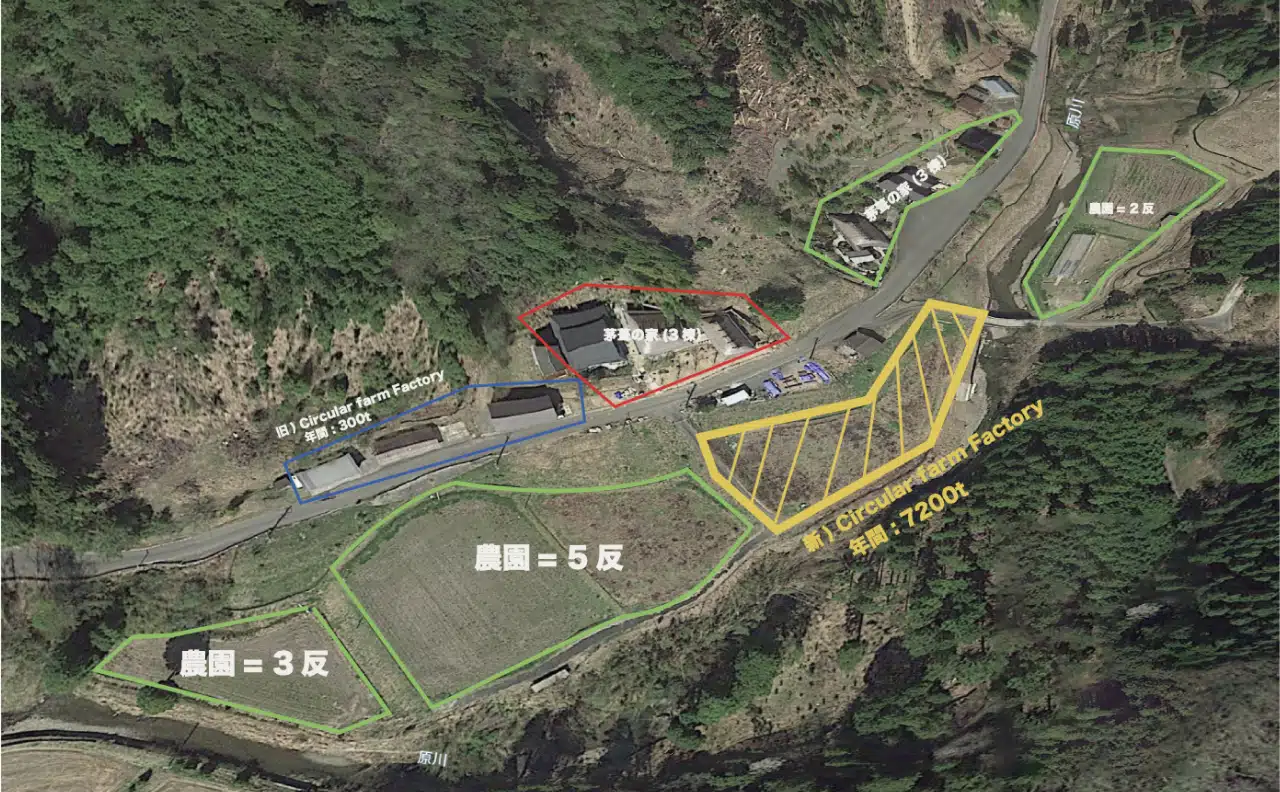 京都美山にR&D施設としての CIRCULAR FARM